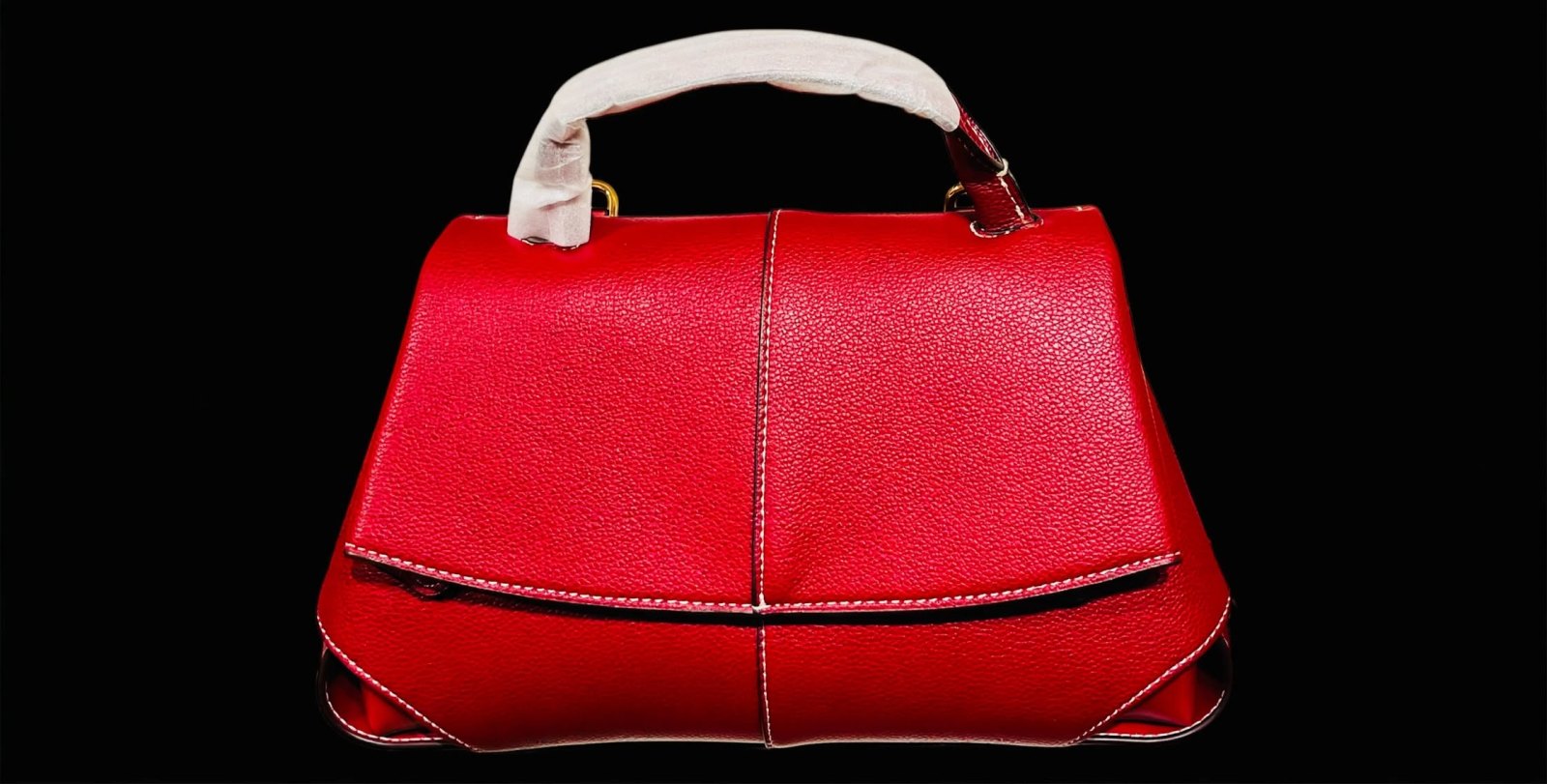 Structured Top-Handle Handbag