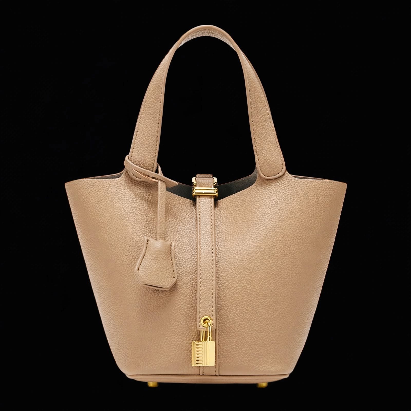 Bucket Tote, Taupe